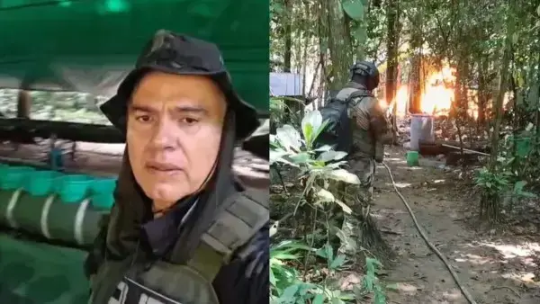 Operativo antidroga en el trópico de Cochabamba.