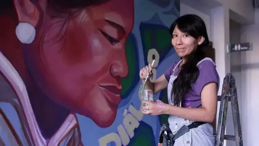 Una de las imágenes de la muestra que se desarrolla en Santa Cruz.