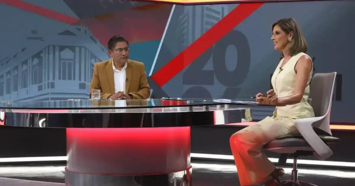 El candidato a la Gobernación de La Paz, Félix Patzi