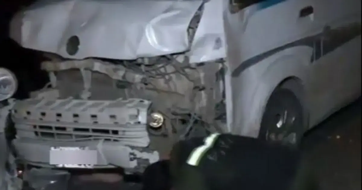 El vehículo protagonista del accidente.