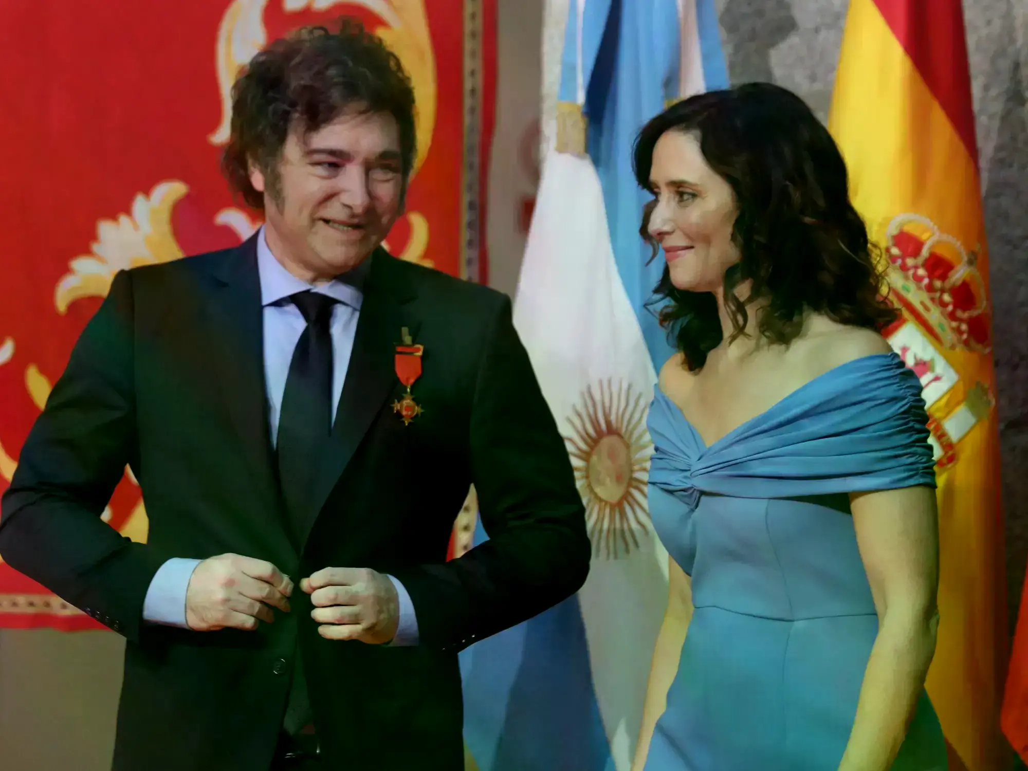 Isabel Díaz Ayuso durante su intervención por video en el evento de Mar-a-Lago.