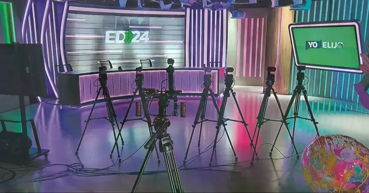 Los estudios de Streaming-TV de EL DEBER en el Centro Empresarial Equipetrol de Santa Cruz de la Sierra.