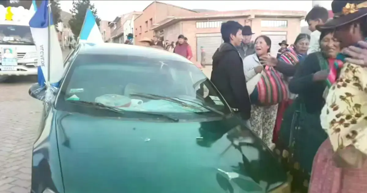El vehículo que protagonizó el hecho de tránsito.