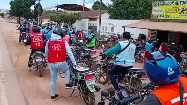 Imagen referencial de mototaxistas