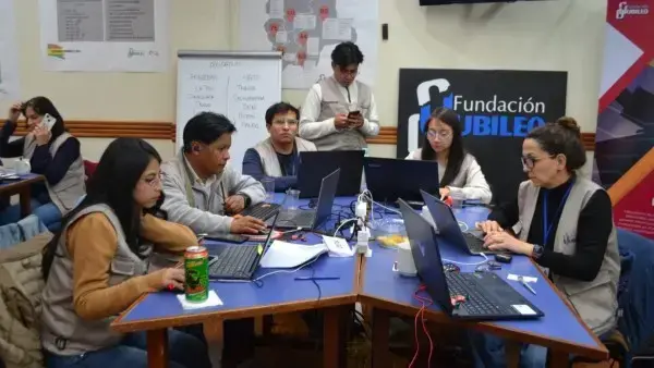 Equipos de monitoreo de la Fundación Jubileo