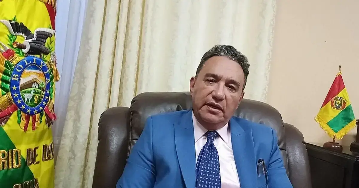 Ministro de Defensa, Marcelo Salinas, en entrevista con EL DEBER.