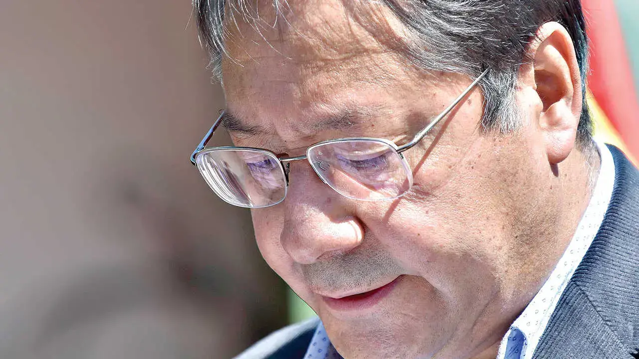 El expresidente Luis Arce, en una fotografía de archivo.