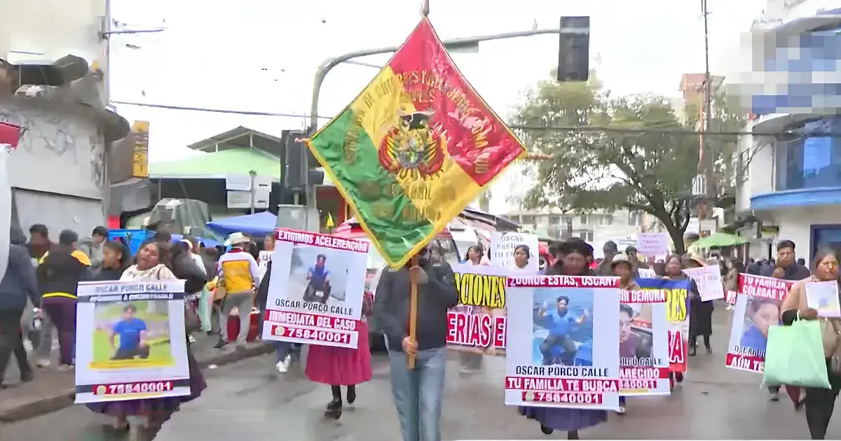 Marcha por Óscar Porco
