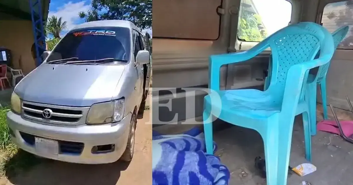 El vehículo Noah en el que secuestraban a sus víctimas.