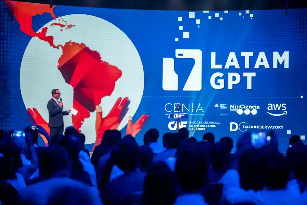 Imagen de reproducción en Internet sobre el lanzamiento de Latam-GPT.
