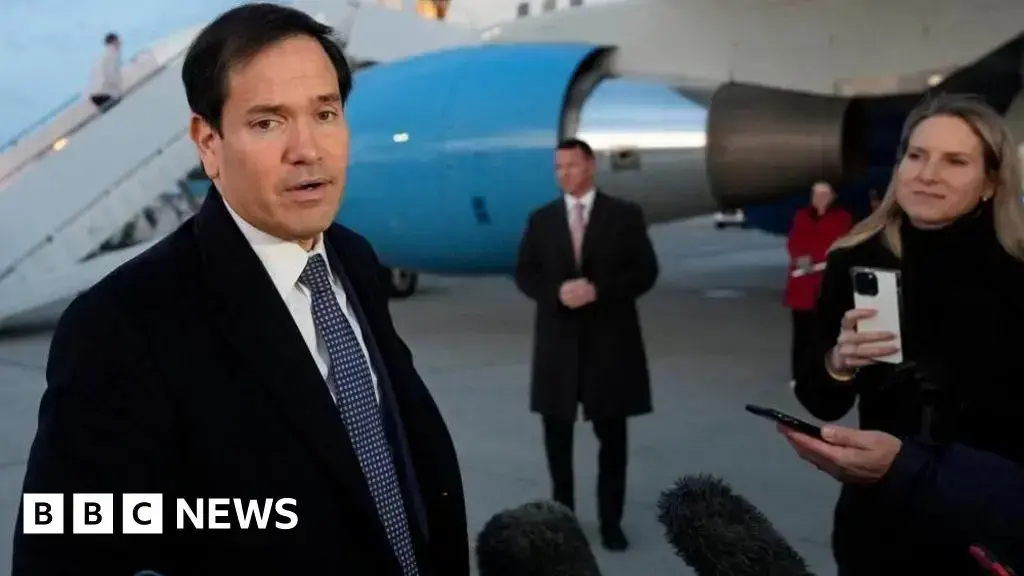 El secretario de Estado de EE.UU., Marco Rubio, viaja a Múnich para la conferencia de seguridad.