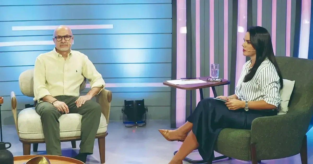 El ministro Jose Luis Lupo durante la entrevista.