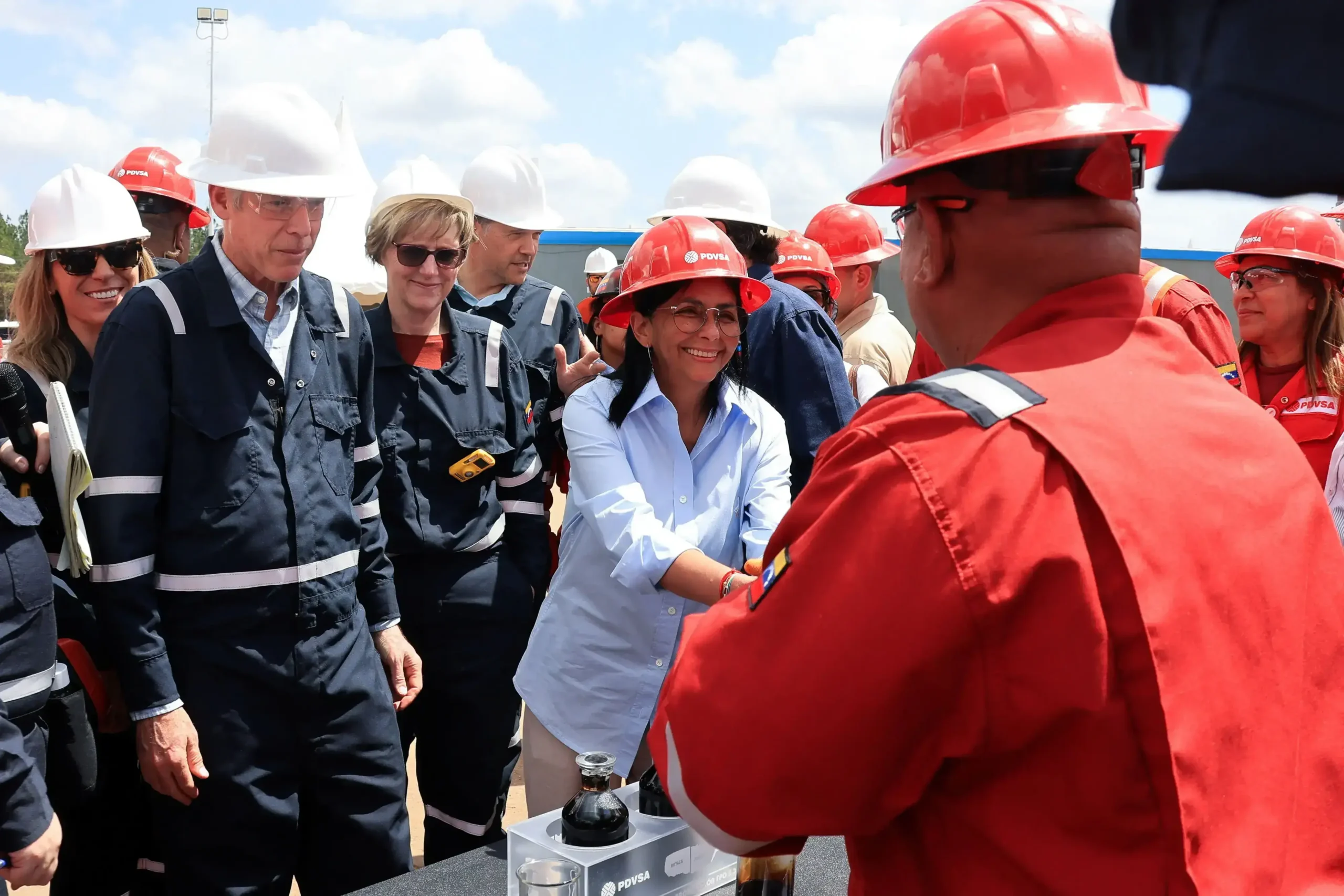El secretario de Energía de EE.UU. durante su gira por la Faja del Orinoco.