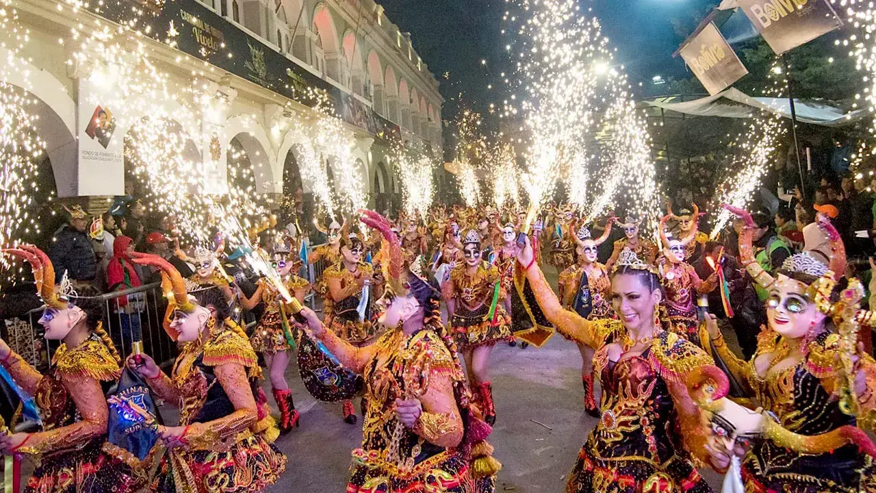 Imagen referencial de la celebración del Carnaval en Oruro, antes de la pandemia del coronavirus.