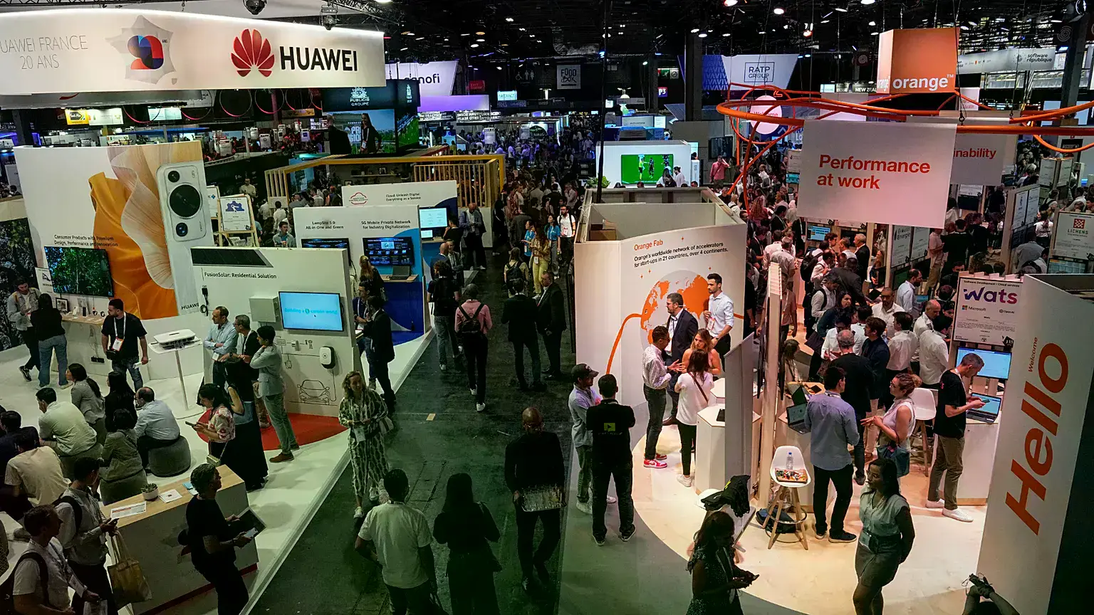 Imagen de archivo, vista general del salón Vivatech en París, 15 de junio de 2023.