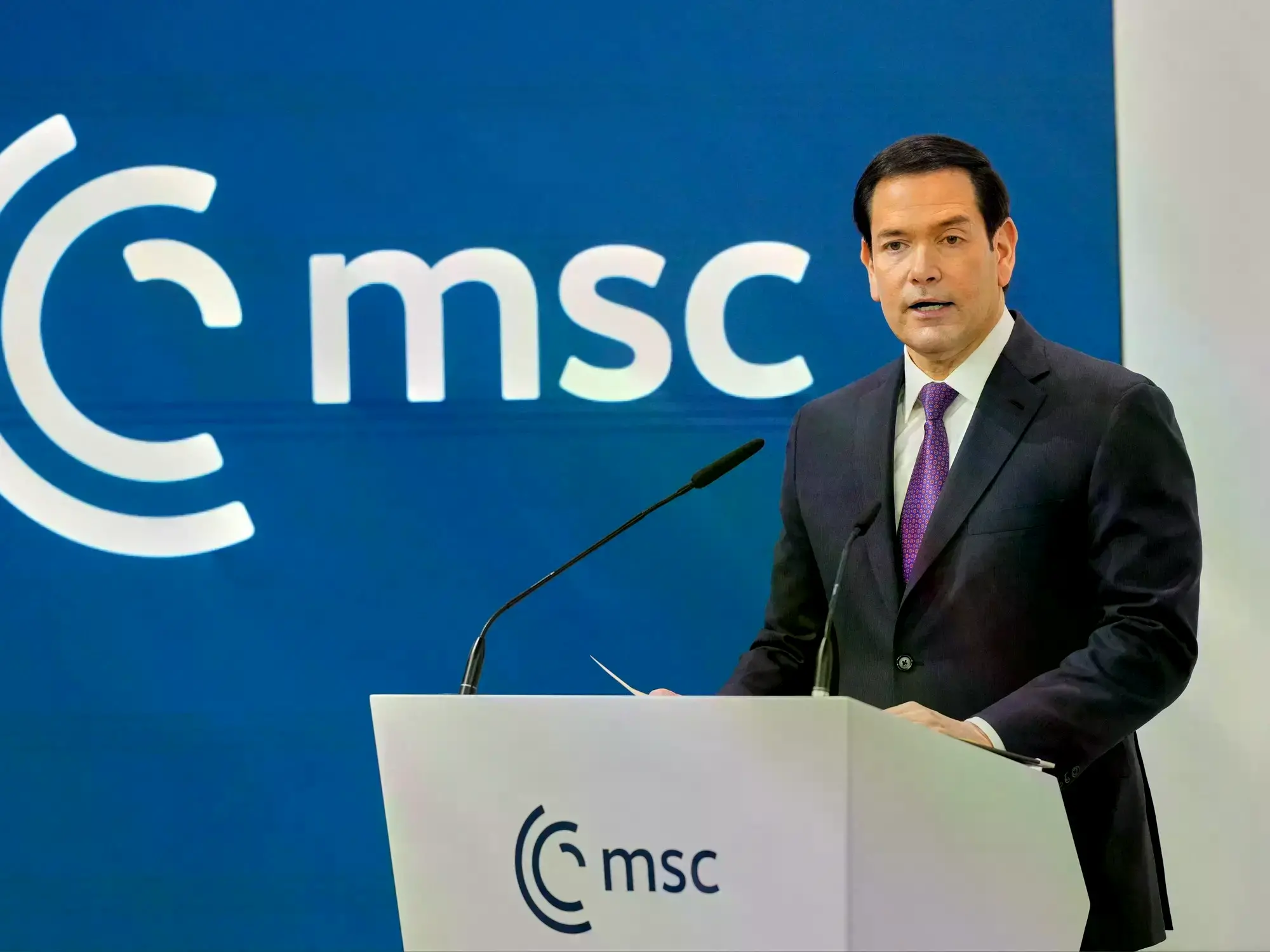 Marco Rubio reclama en Múnich una Europa fuerte pero subordinada a Trump