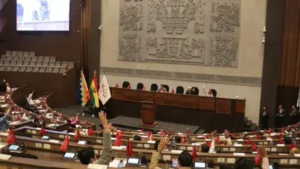 Sesión del pleno de la Cámara de Diputados.