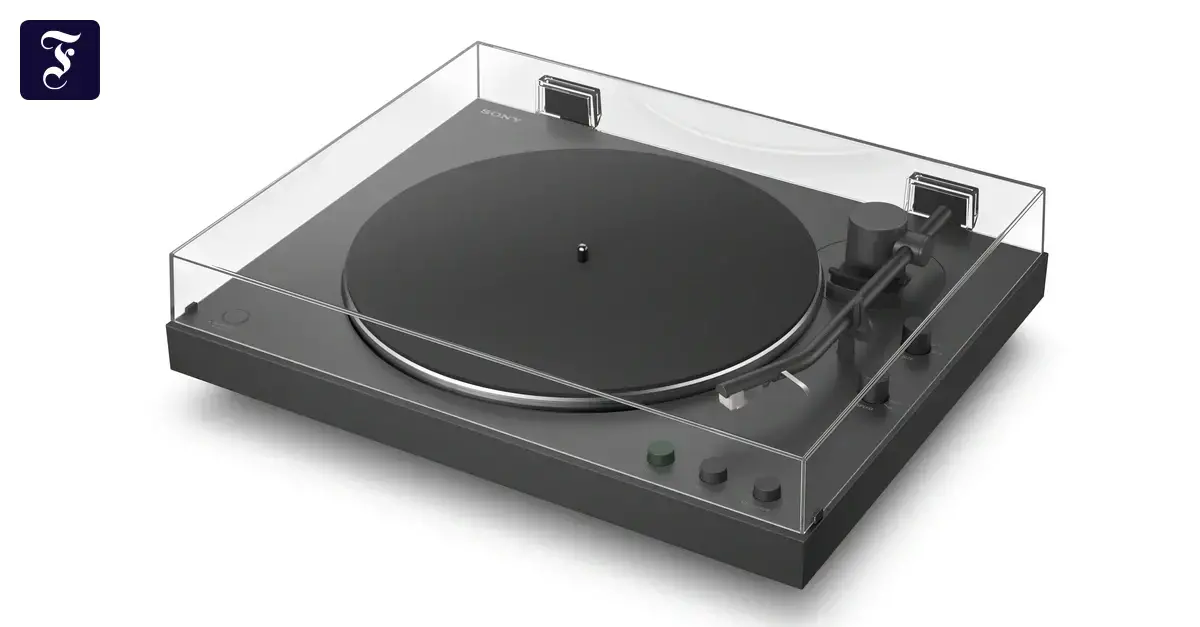 El tocadiscos asequible PS-LX5BT de Sony.
