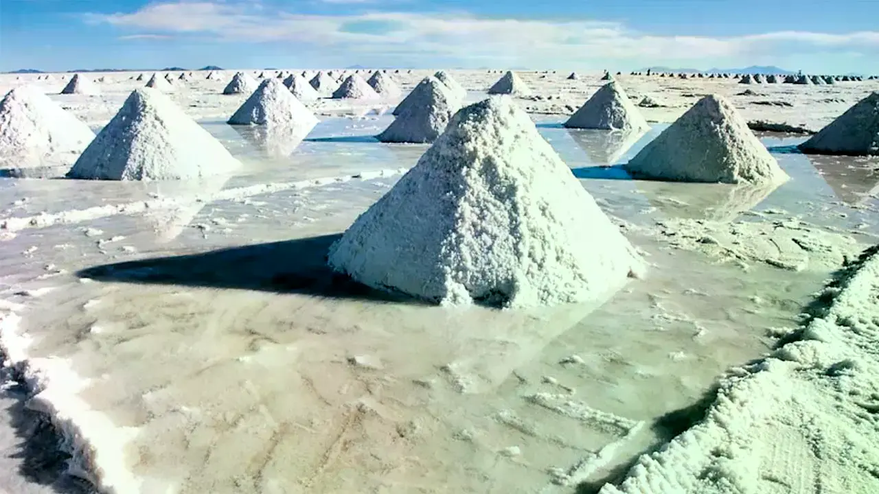 Yacimientos de litio en Bolivia.