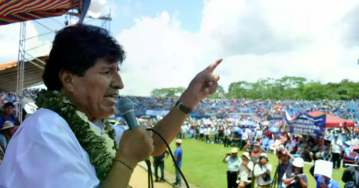 El expresidente Evo Morales estará presente en proclamación de candidatos en Chimoré