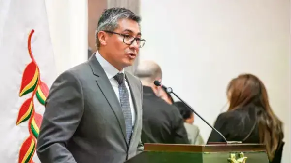El ministro de Economía, José Gabriel Espinoza.