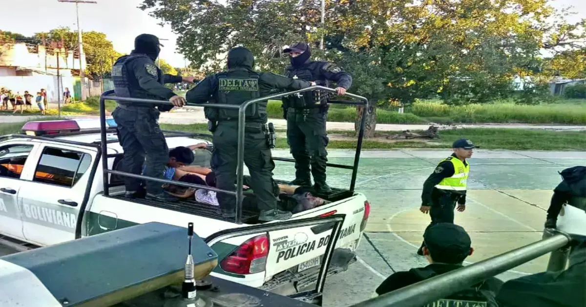 Control policial durante Carnaval