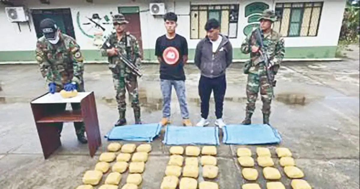 Marihuana incautada durante operativos desarrollados en diversos puntos de nuestro país.