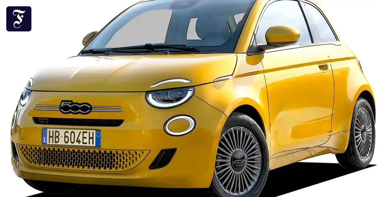Fiat 500 con motor de combustión