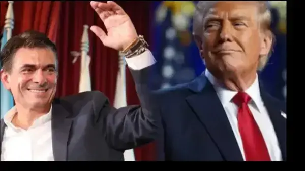 Los presidentes de Bolivia, Rodrigo Paz, y de Estados Unidos, Donald Trump.