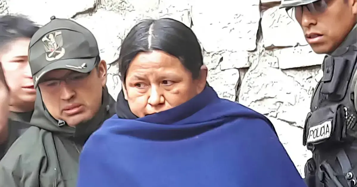 La exministra Nemesia Achacollo