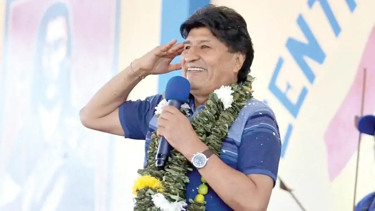 Evo Morales, expresidente de Bolivia.