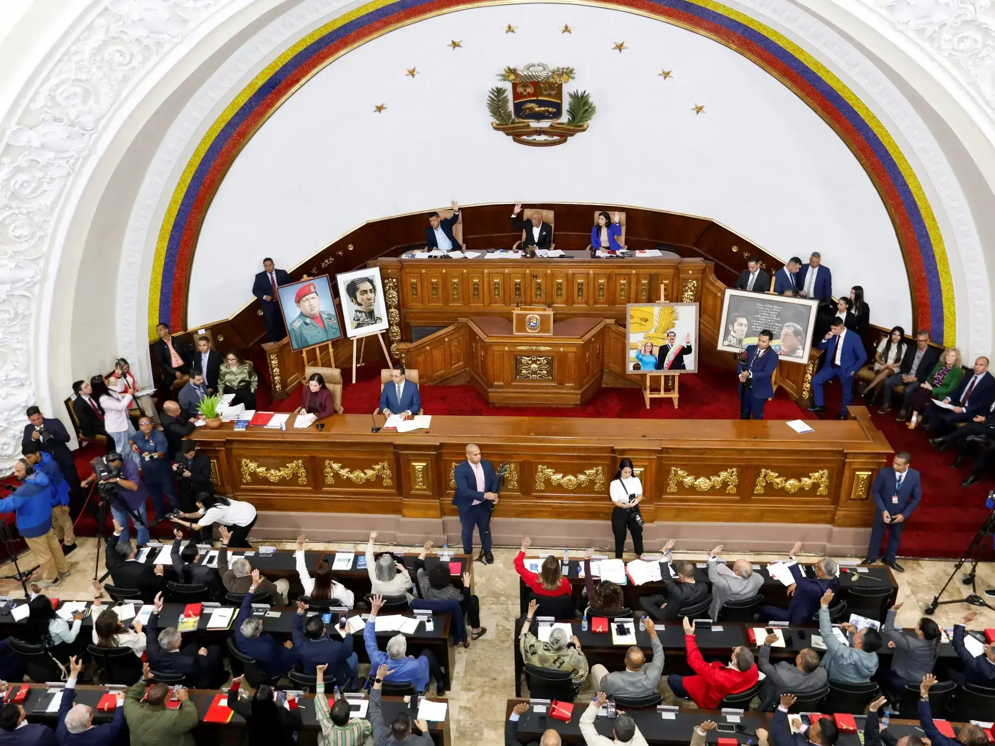 El Parlamento de Venezuela votó a favor de la amnistía de los presos políticos.