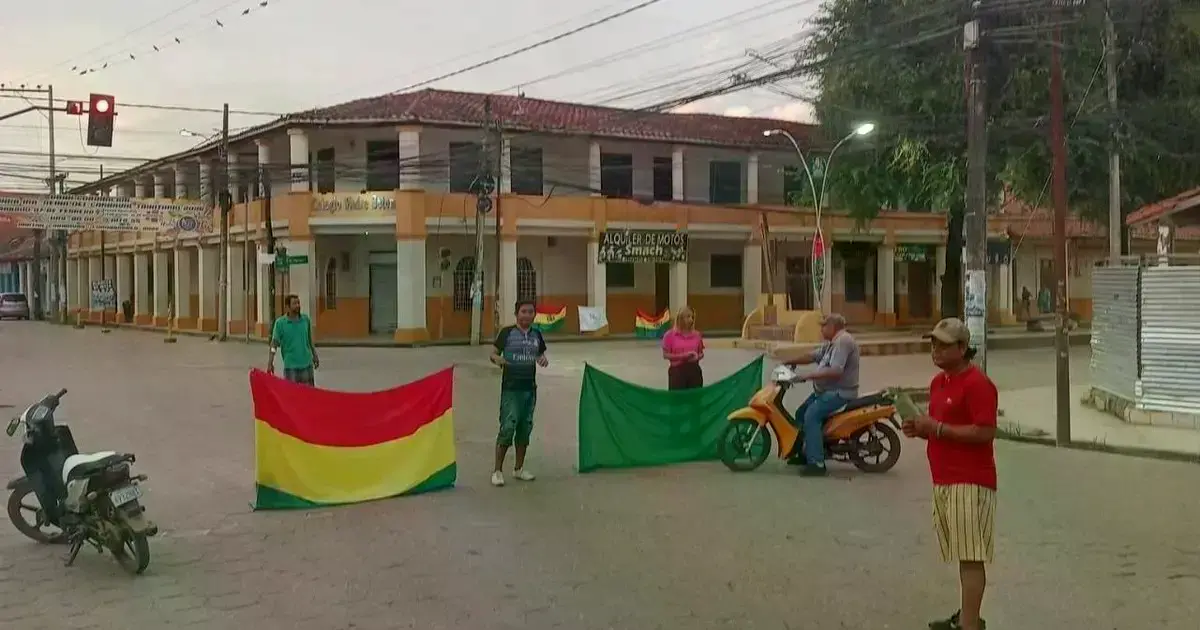 Uno de los puntos de bloqueo en Trinidad.