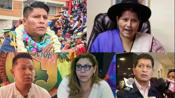 Algunos de los afines a Evo Morales que son candidatos en la alianza A-UPP.