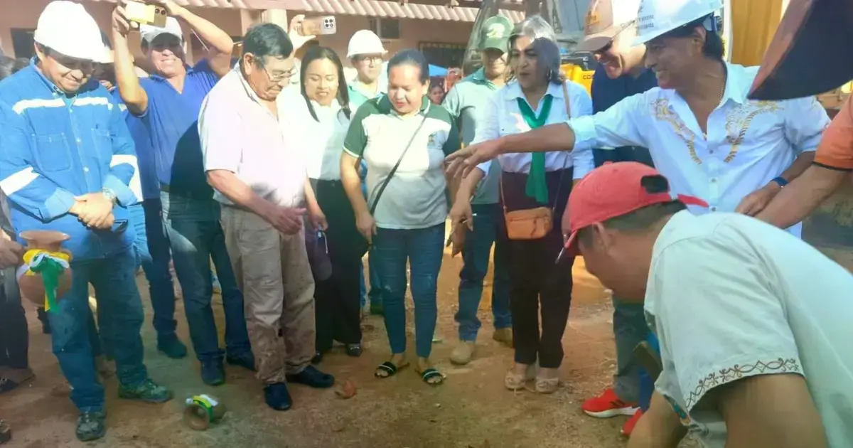 Colocado de losetas en Ascension de Guarayos