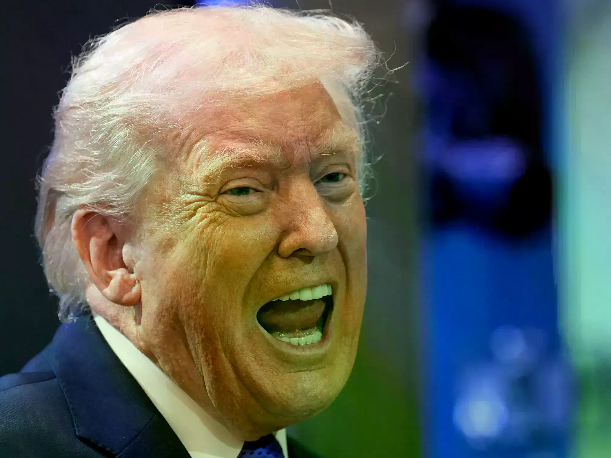 Ursula von der Leyen con Donald Trump en una reunión en julio pasado en Turnberry, Reino Unido.