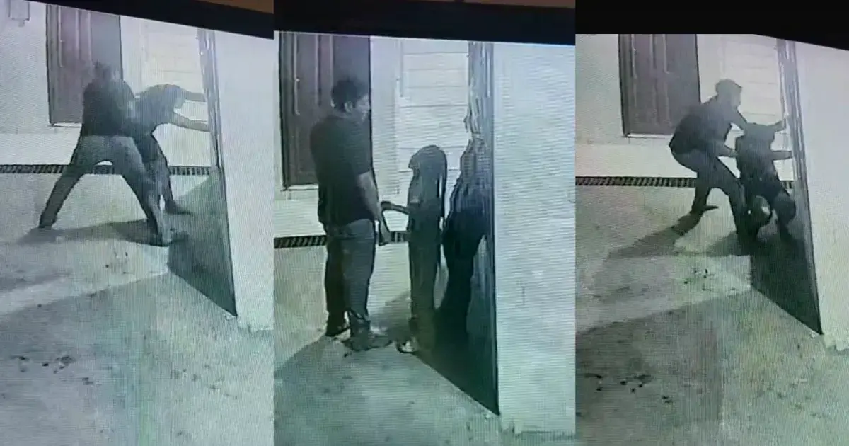 Imágenes de cámaras de seguridad captaron algunos momentos del hecho