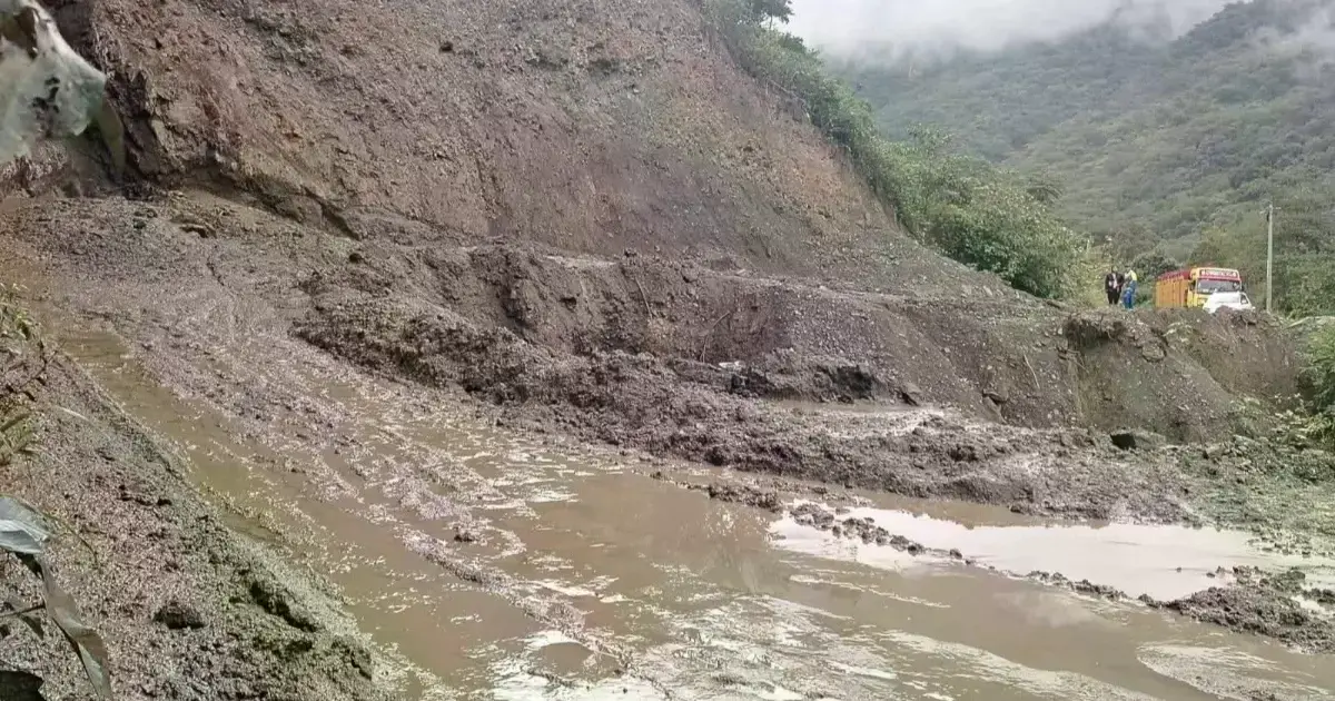 Los caminos del norte de La Paz en mal estado.