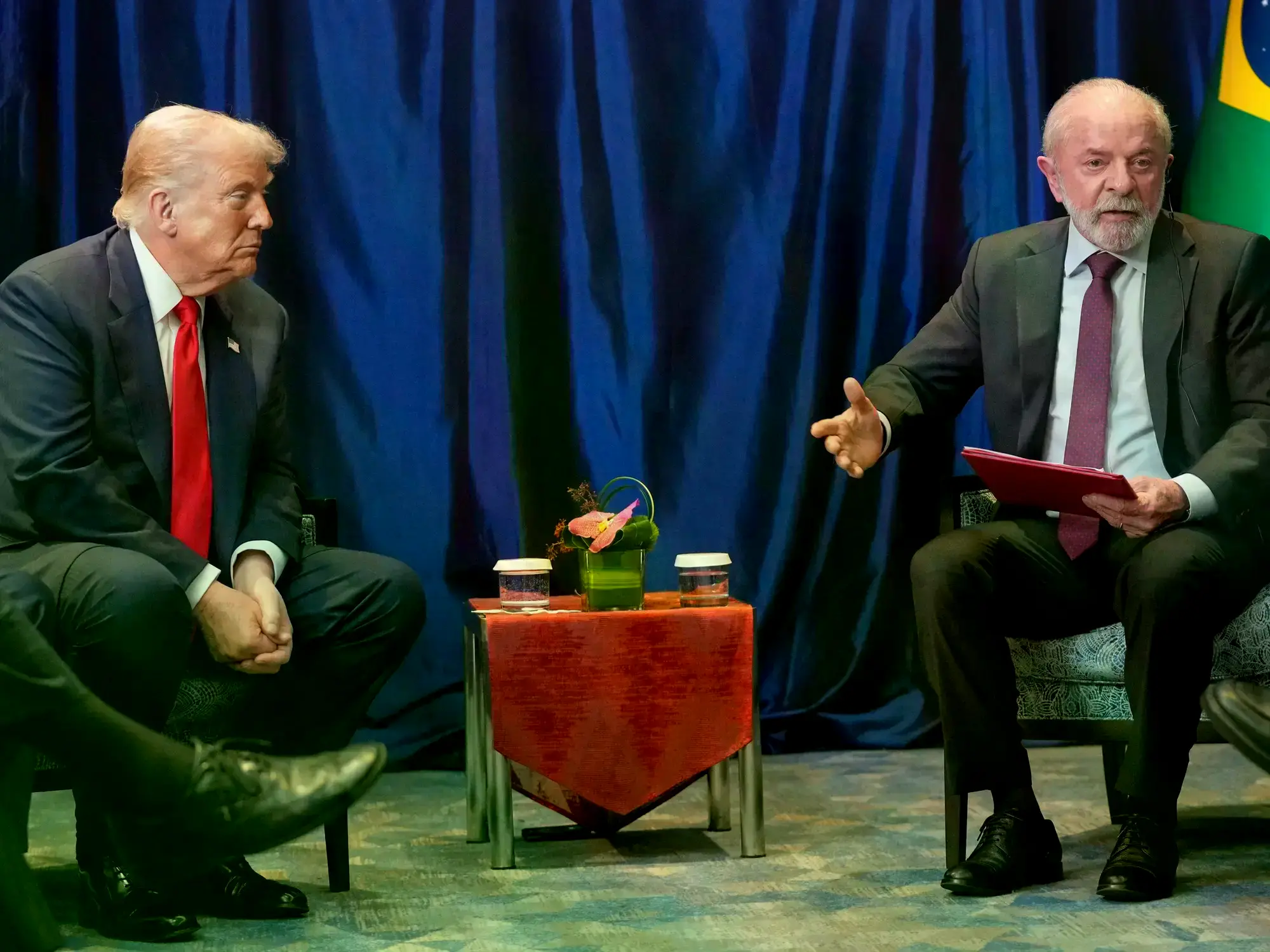 Trump y Lula en Cumbre de la ASEAN en Kuala Lumpur, Malasia, en octubre pasado.