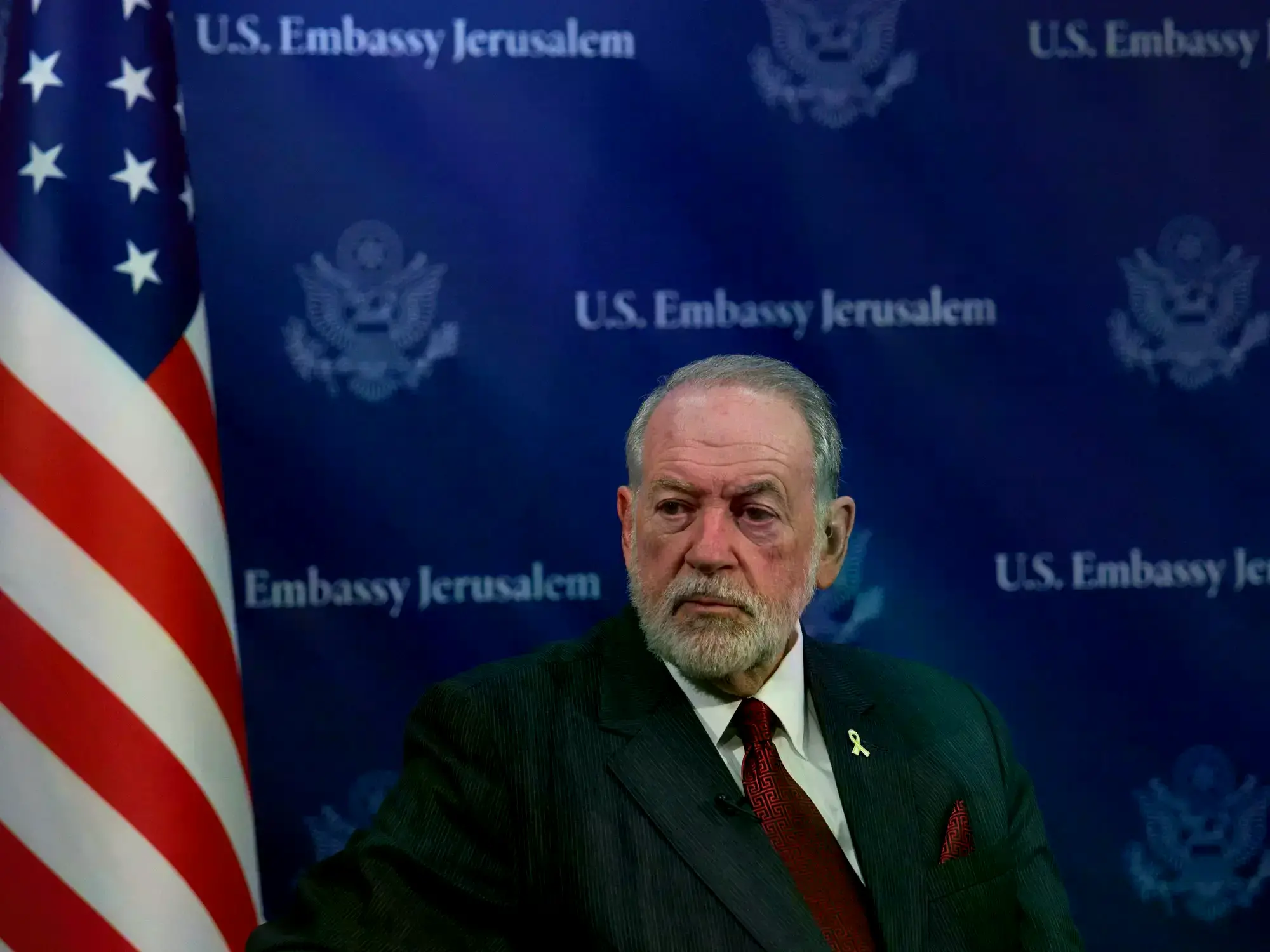 El embajador de Estados Unidos en Israel, Mike Huckabee.