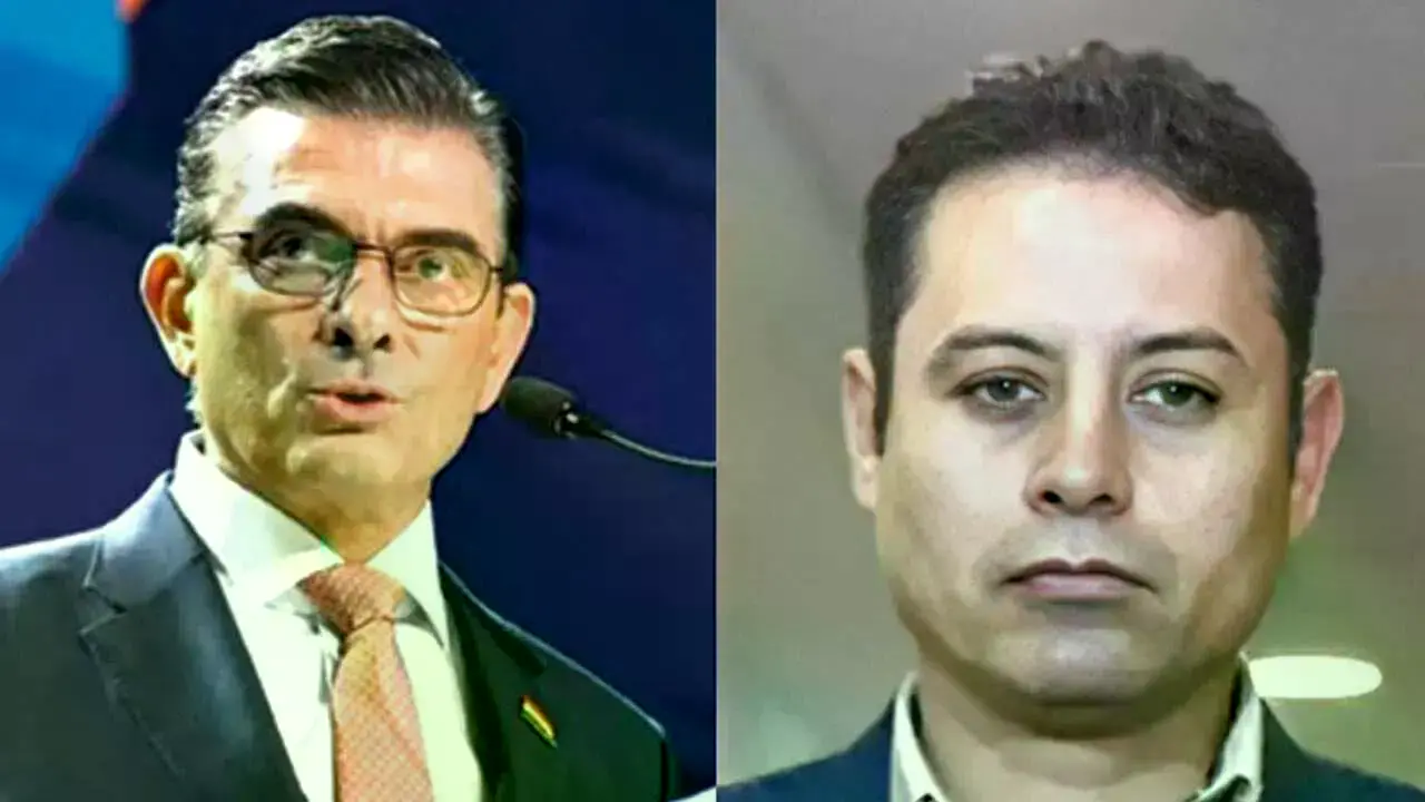 Rodrigo Paz y Edmand Lara, gobernantes de Bolivia.