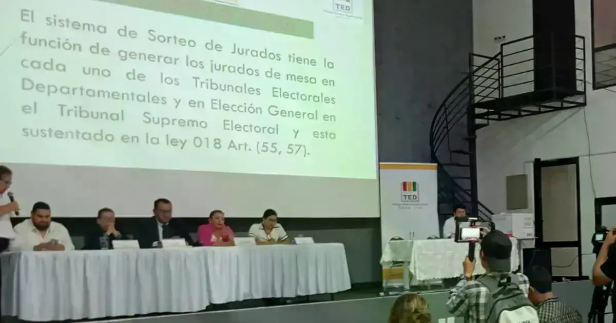 El sorteo en Santa Cruz se realizó de forma simultánea a otros departamentos el 20 de febrero.