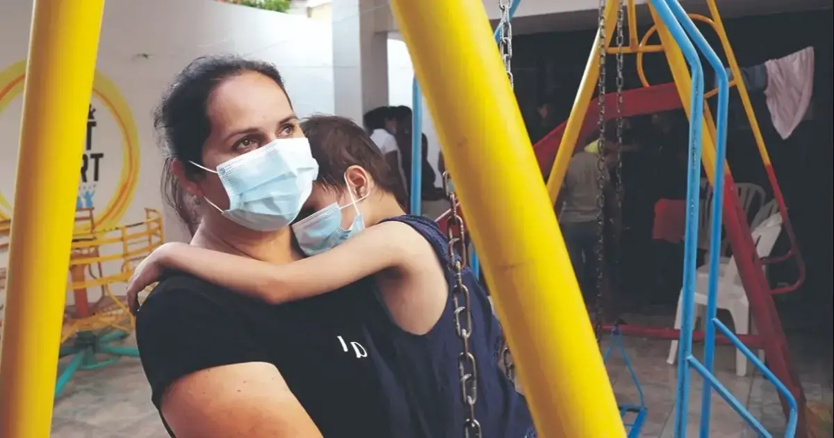 Un momento de confraternización entre mamás que luchan contra el mal