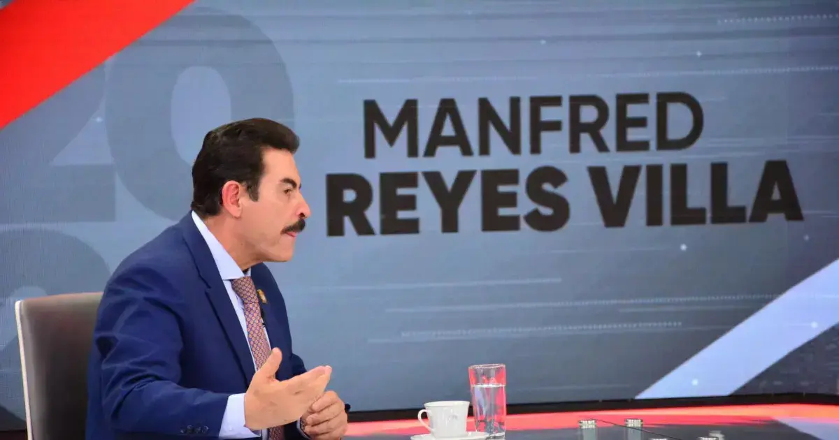 Manfred Reyes Villa, candidato a alcalde de Cochabamba.