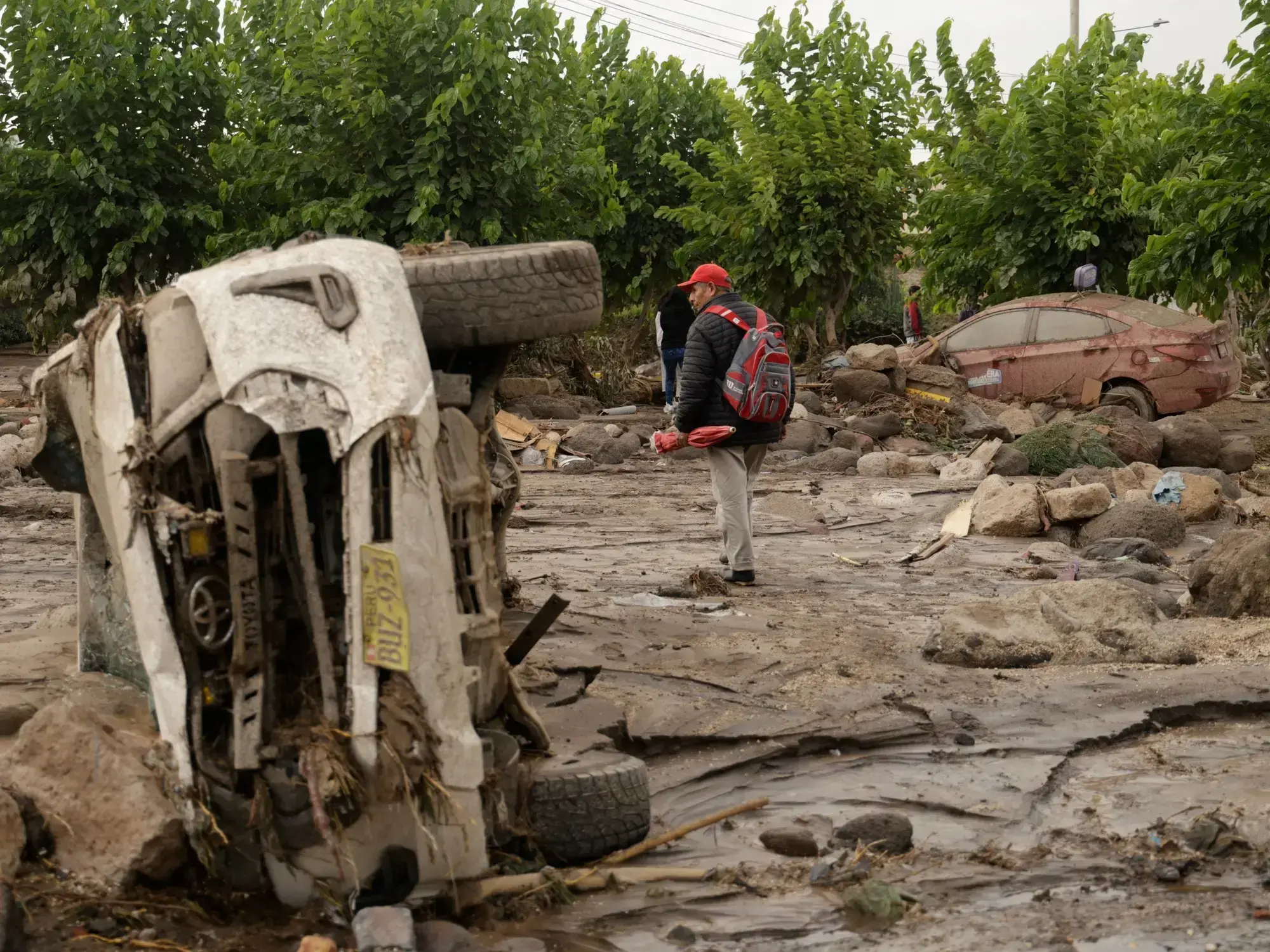 La zona de Arequipa, afectada por las inundaciones en Perú.