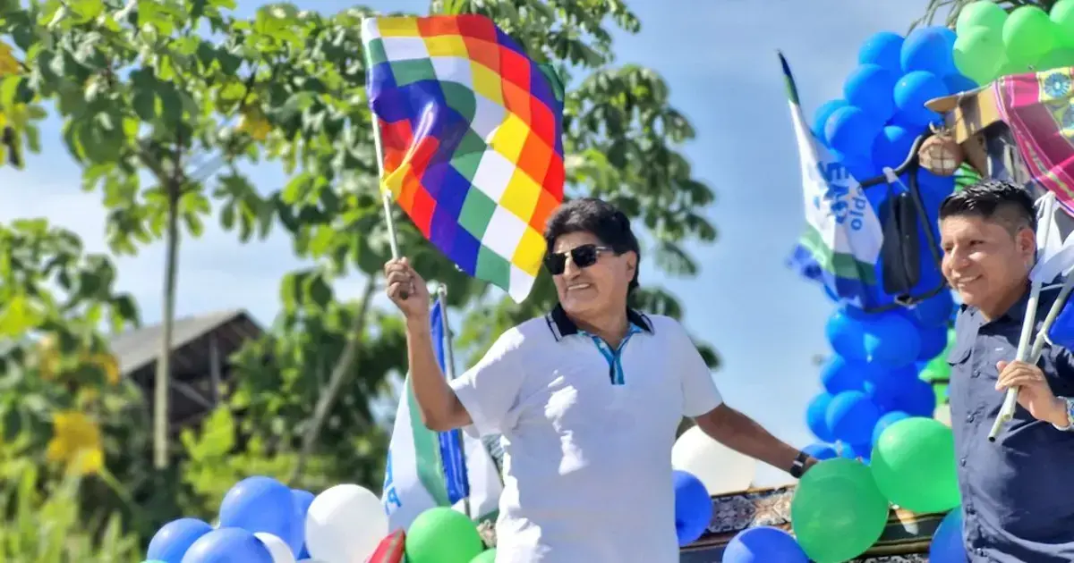 Evo Morales reapareció en el trópico tras varias semanas de ausencia.