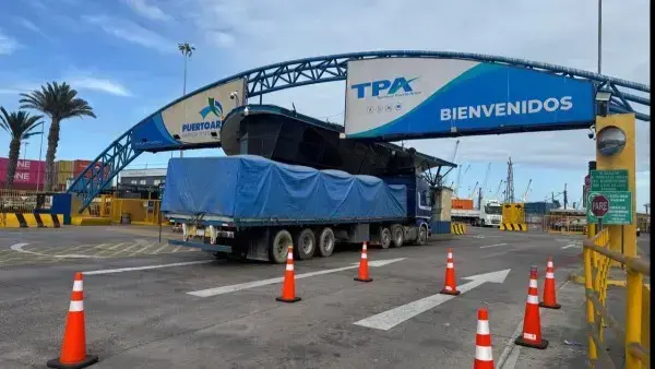 Puerto de Arica, Chile.