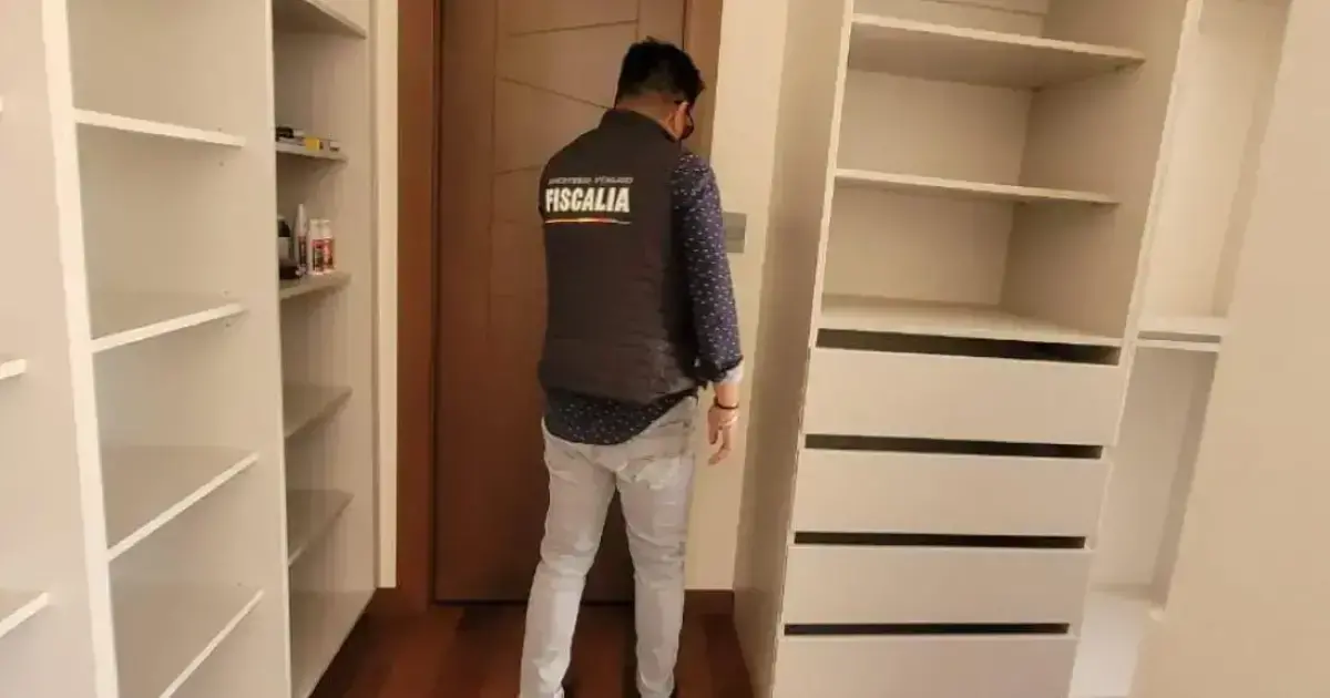 Uno de los inmuebles que inspeccionó la Fiscalía en La Paz