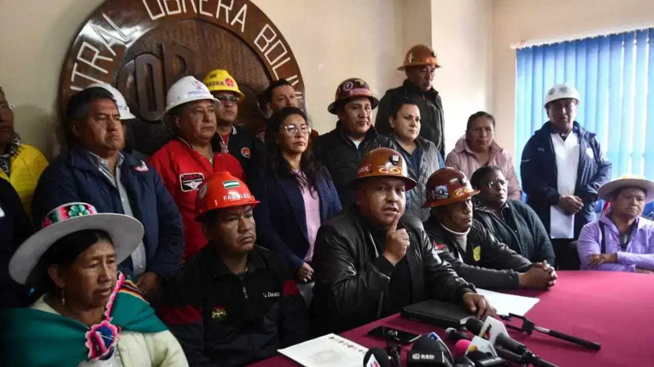 La COB declara emergencia por intento de modernizar la Ley General del Trabajo