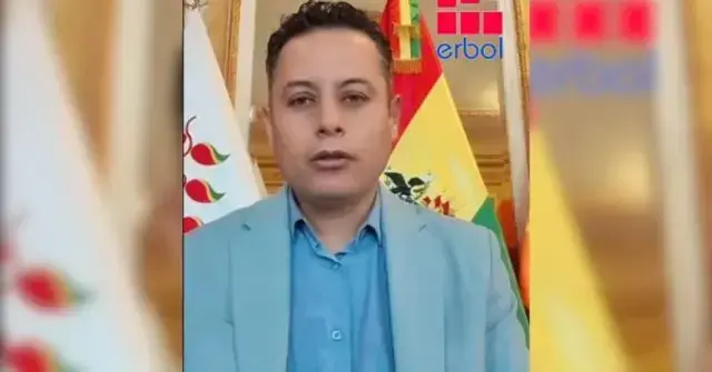 El vicepresidente Edmand Lara durante una transmisión.